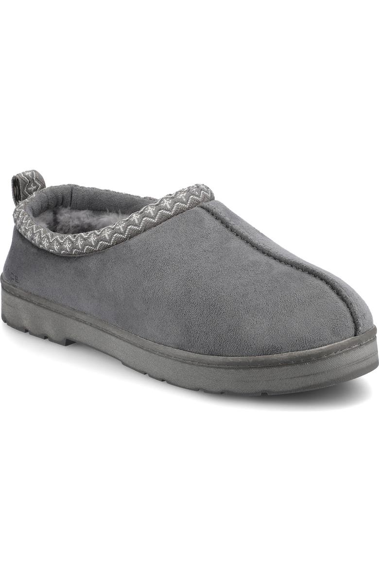 VANCE CO Lance Leather Slipper, Main, color, Grey