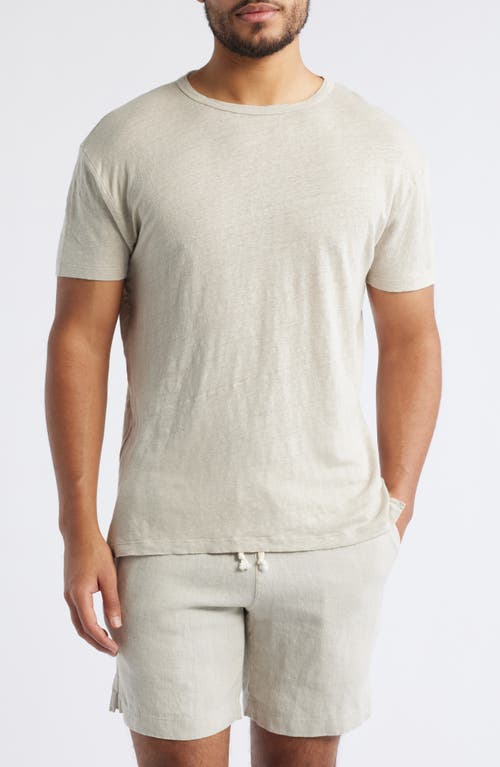 Alex Crane  Sun Linen T-shirt In Bone