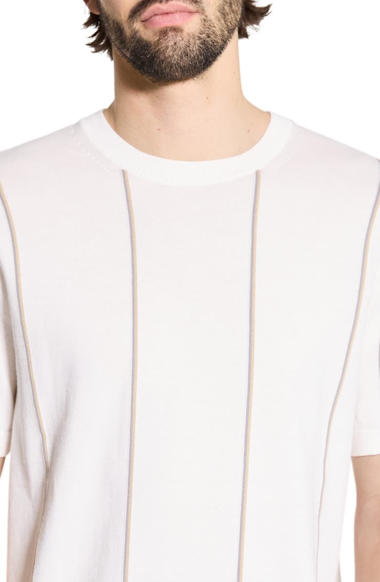 Theory Cotton Knit T-Shirt, Alternate, color, White Multi