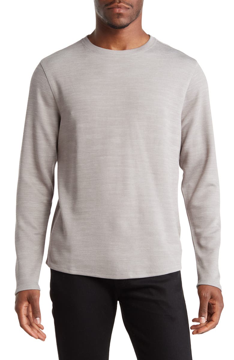 PTO Bayshort Long Sleeve Crewneck Shirt, Main, color, 