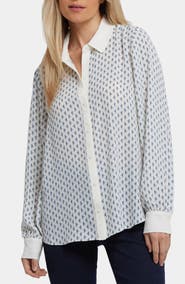 NYDJ Taylor Print Shirt
