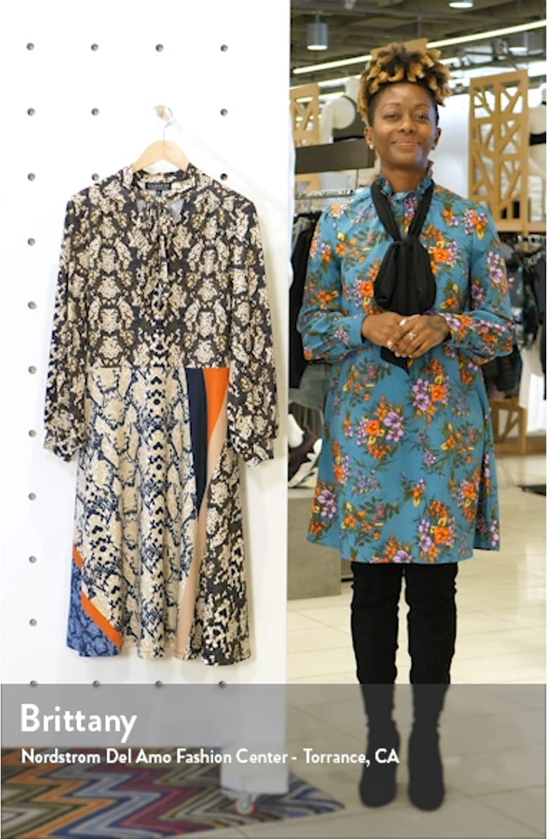 Long Sleeve Fit & Flare Dress, sales video thumbnail