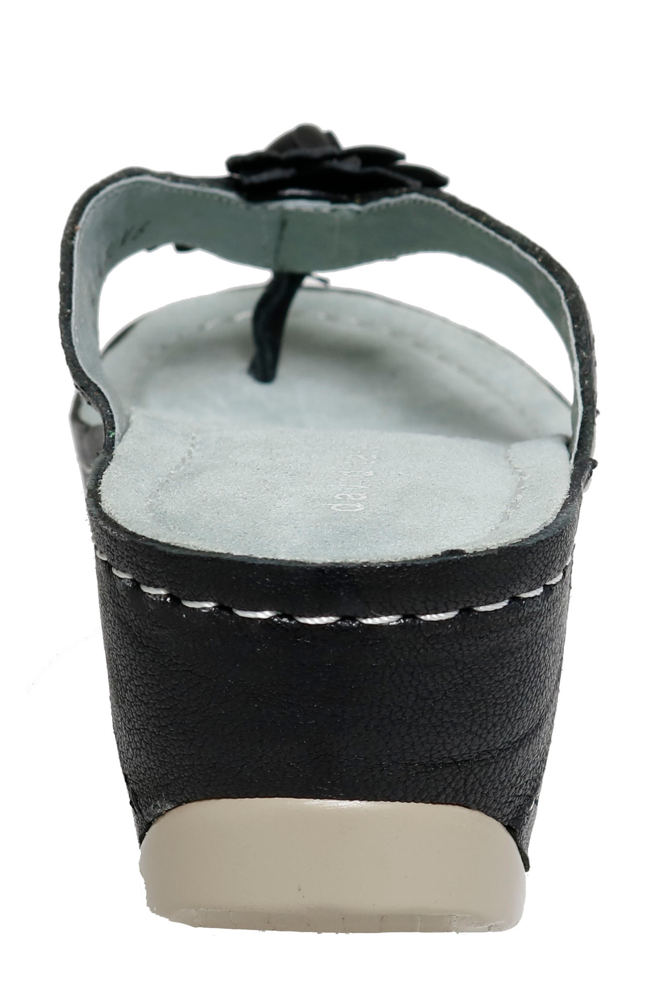 David Tate Goldie Wedge Flip Flop, Alternate, color, 