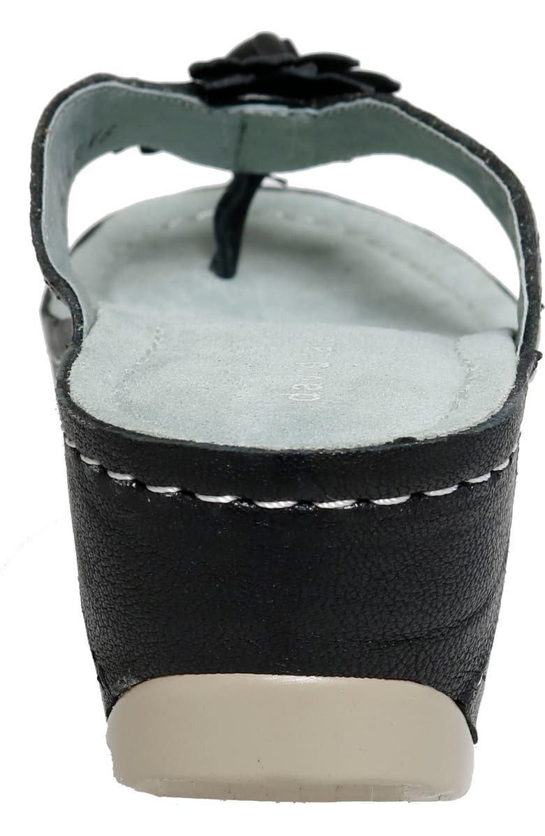 David Tate Goldie Wedge Flip Flop, Alternate, color,