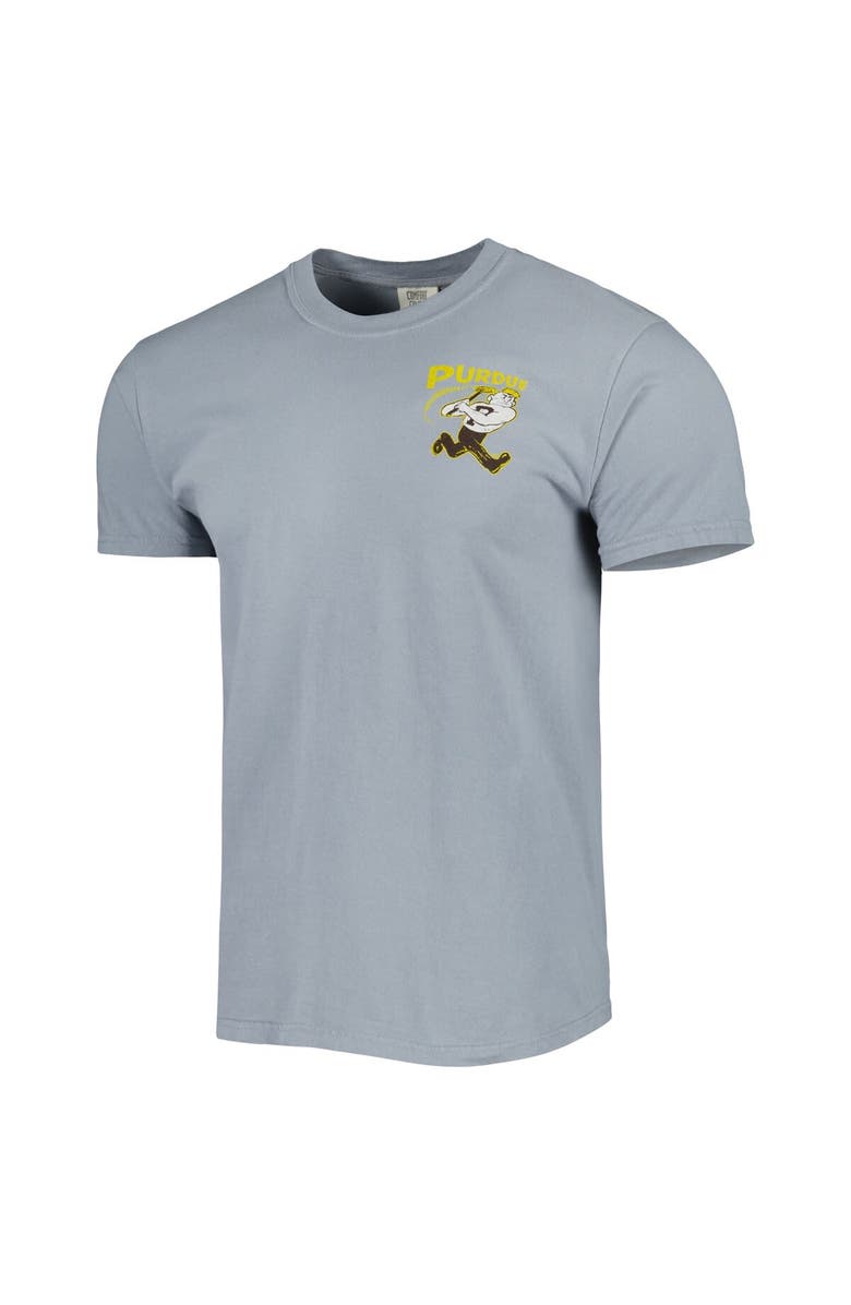 IMAGE ONE Men's Graphite Purdue Boilermakers Vault State Comfort T-Shirt, Alternate, color, Graphite