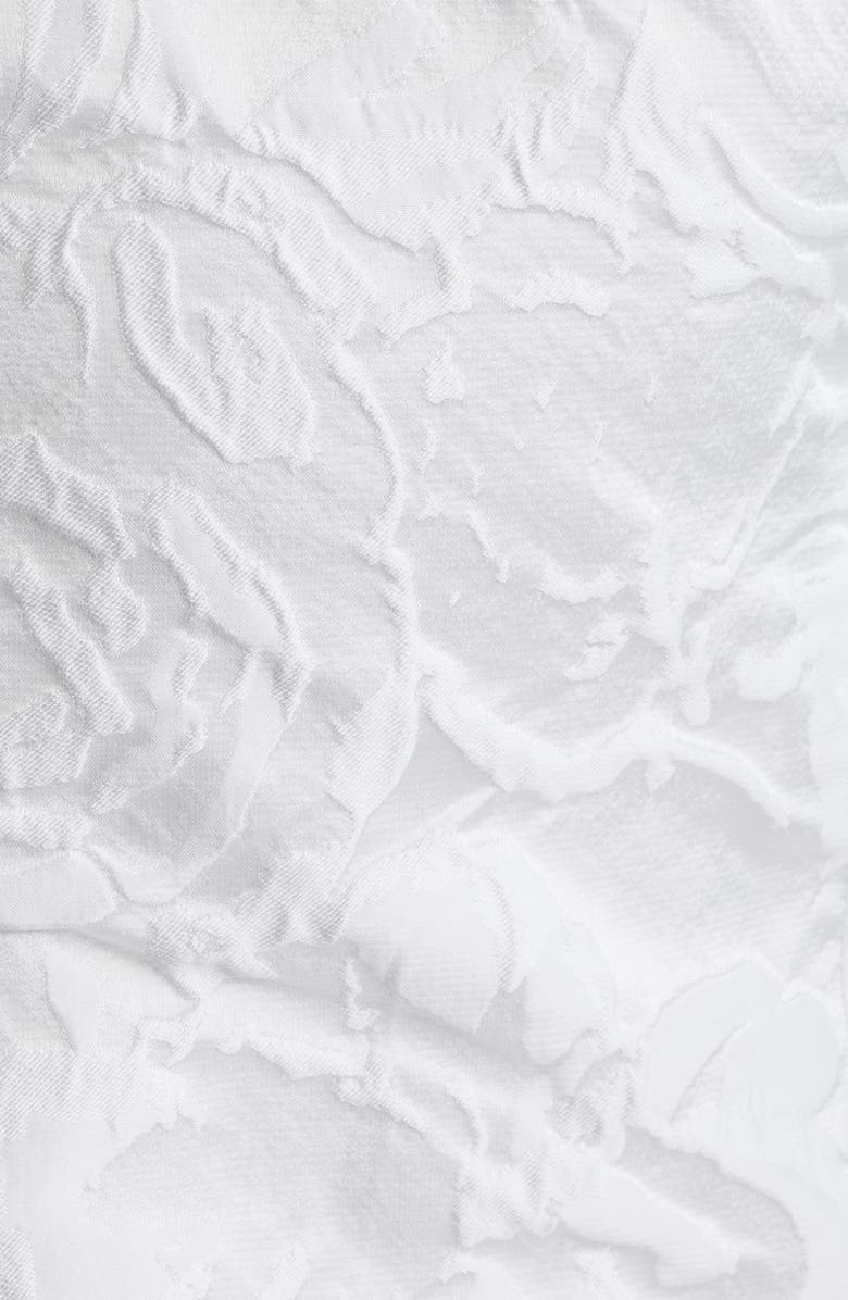 Princess Polly Cross Your Heart Floral Jacquard Strapless Minidress, Alternate, color, 