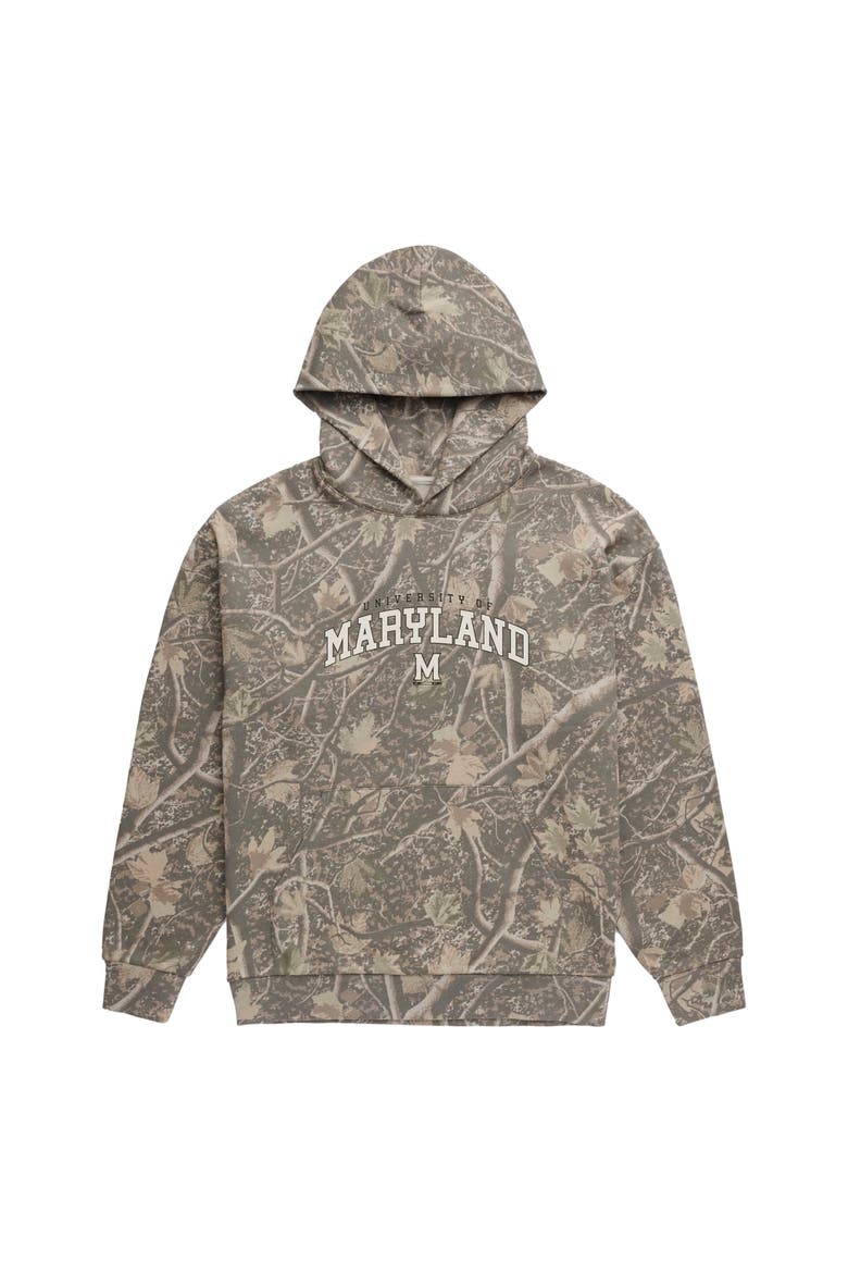 Men's Uscape Apparel  Camo Maryland Terrapins Back Bay Fleece Hoodie, Main, color, Camo