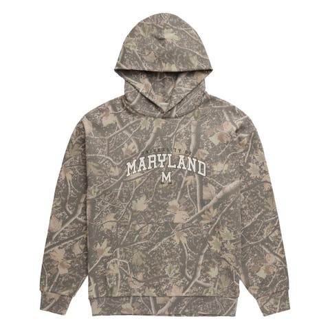 Men's Uscape Apparel  Camo Maryland Terrapins Back Bay Fleece Hoodie