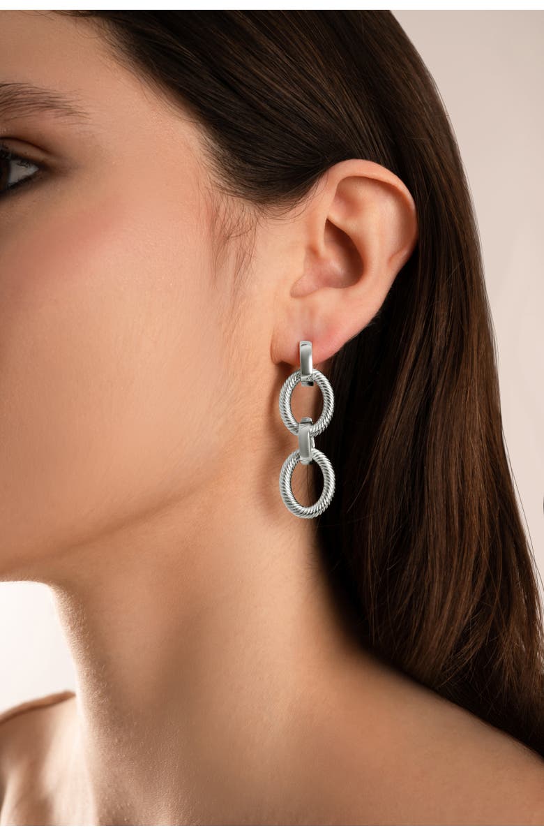 Samantha Siu - New York Rising Phoenix Earrings, Alternate, color, Silver