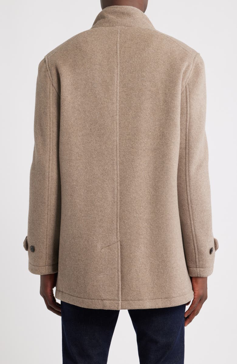 Hart Schaffner Marx Canfield Wool Blend Car Coat, Alternate, color, Oatmeal