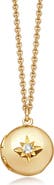 Astley Clarke Sapphire Biography Locket Necklace