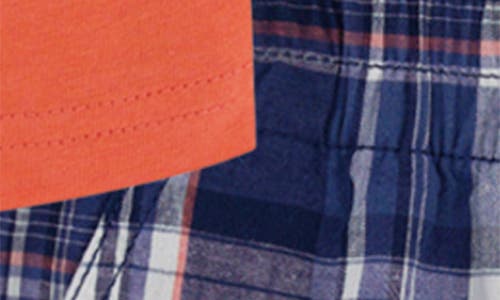 Nautica Graphic Tee & Woven Shorts Set In Orange