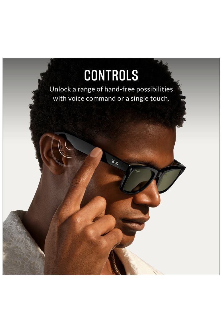Meta Headliner Smart Glasses, Alternate, color, GREEN