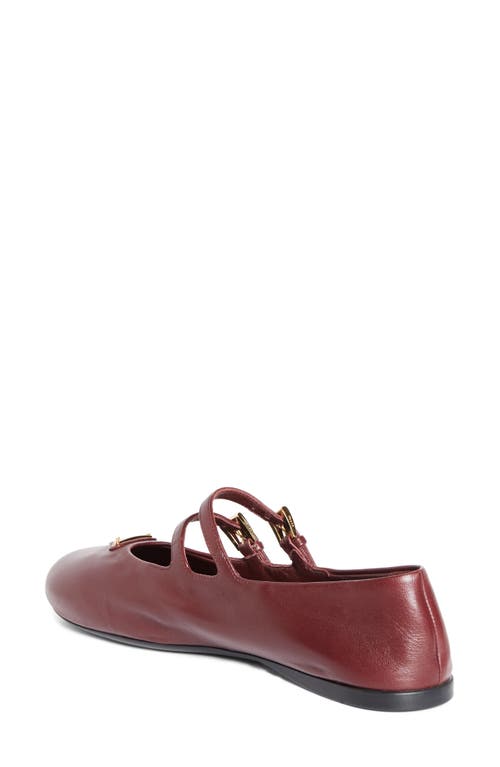 Prada Double Strap Mary Jane Flat