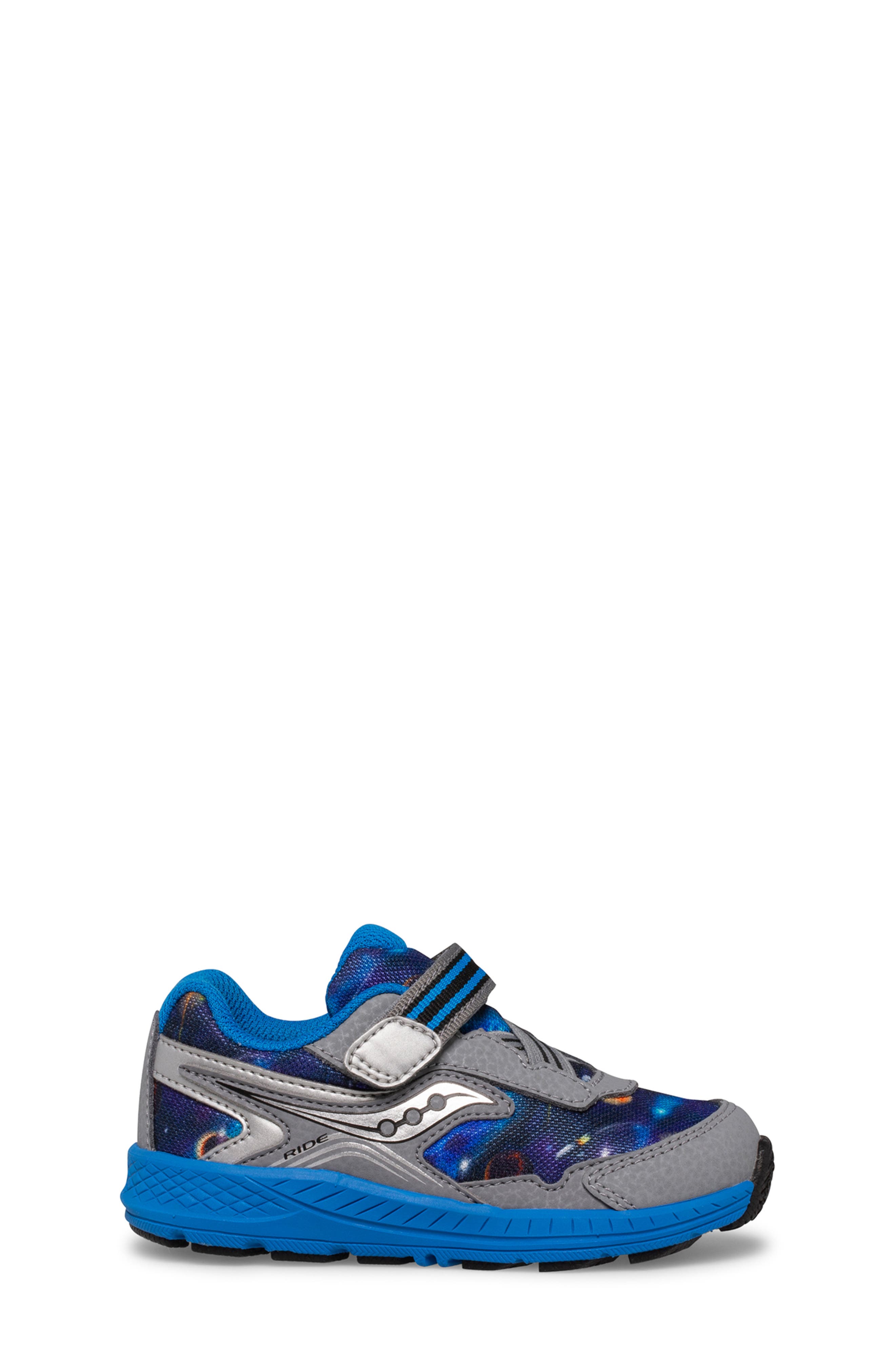 Saucony Ride 10 Jr. Sneaker, Alternate, color, Grey/ Blue/ Space