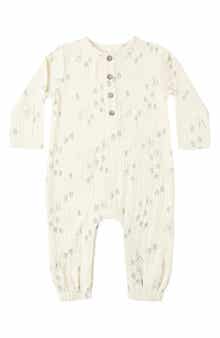 Kids' Long Sleeve Cotton Jumpsuit