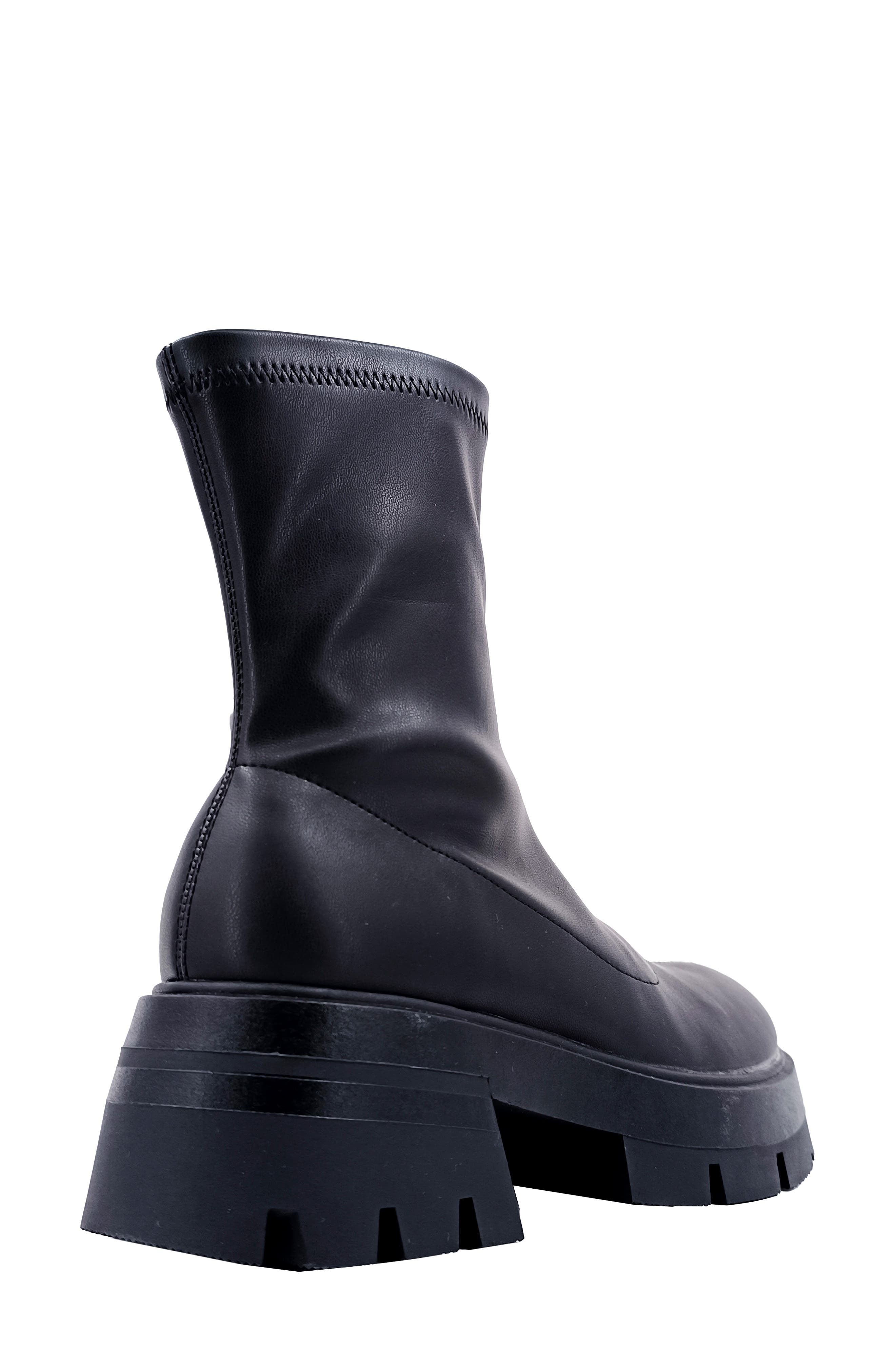 SHUSHOP Virginia Lug Sole Platform Boot, Alternate, color, 