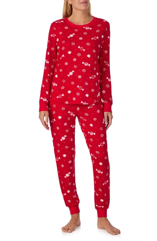 Kate Spade New York Print Pajamas In Red