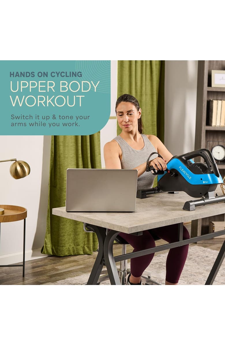 Lifepro Flex Stride Under Desk Bike Pedal Mini Elliptical Exerciser, Alternate, color, Grey