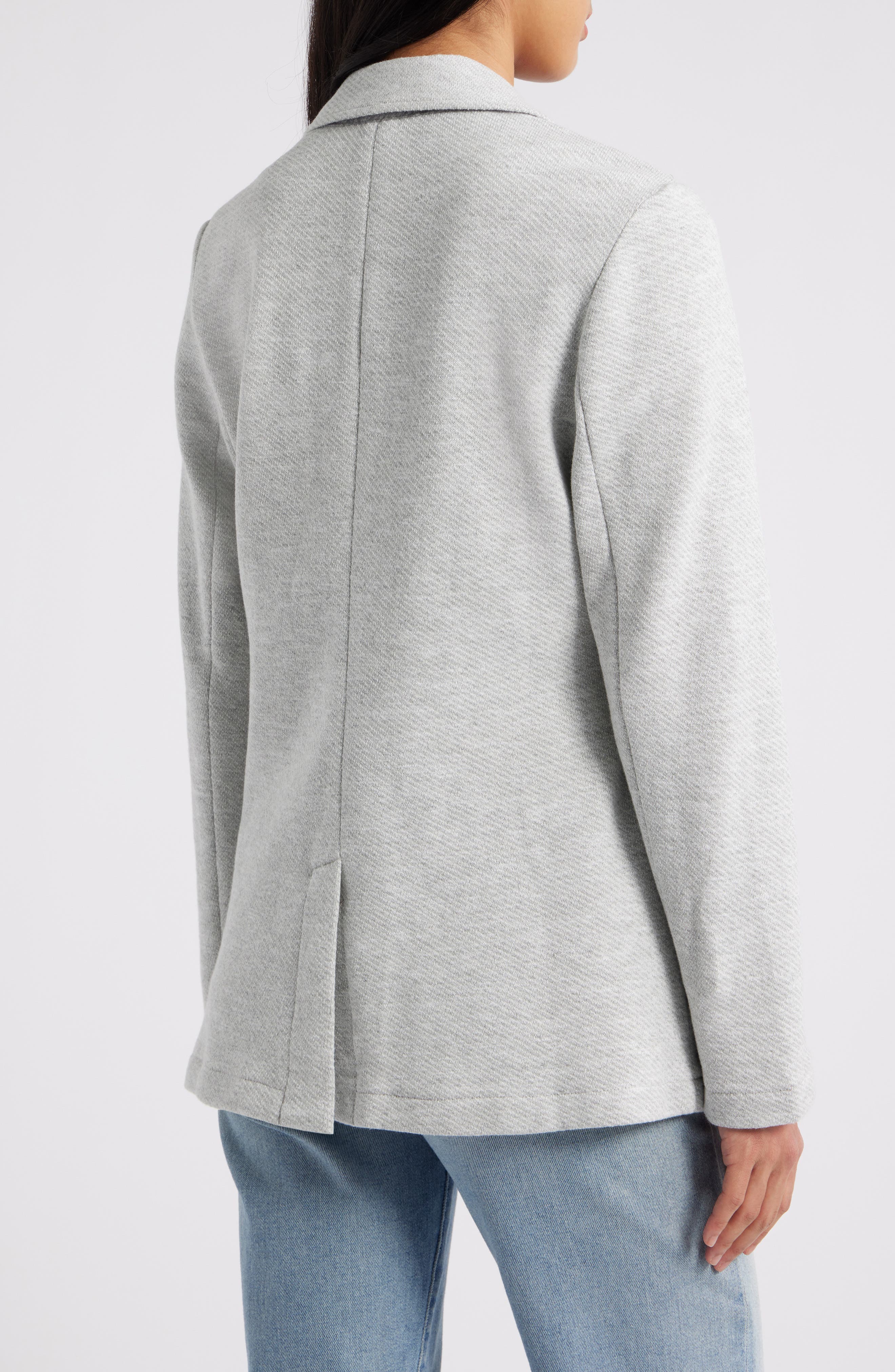 Inlet Cotton Blend Knit Blazer - image 4