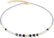 COEUR DE LION Modern Elegance Spikes Gold Necklace