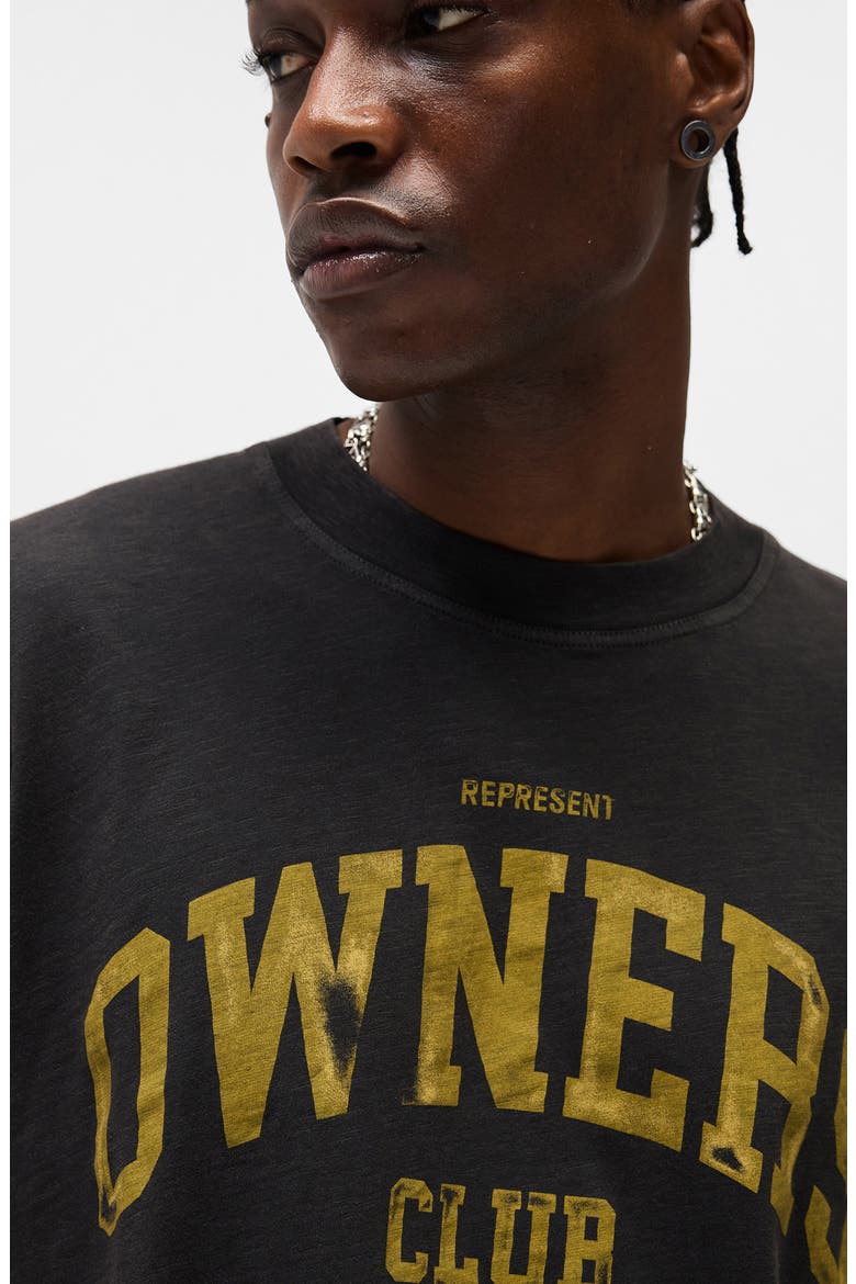 Owners' Club Cotton Logo Graphic T-Shirt, Alternate, color, FADED BLACK