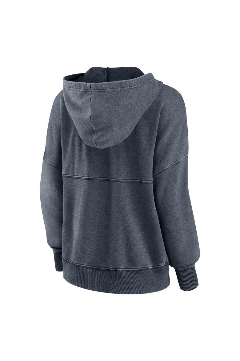 Women's Fanatics Branded Heathered Charcoal Miami Hurricanes Overall Speed Lace-Up Pullover Hoodie, Alternate, color, Heather Charcoal