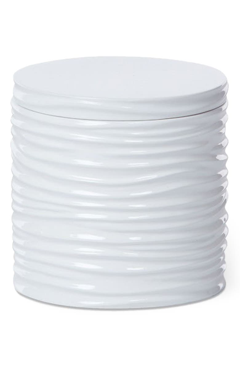 ROSELLI TRADING COMPANY By the Sea Canister, Main, color, White