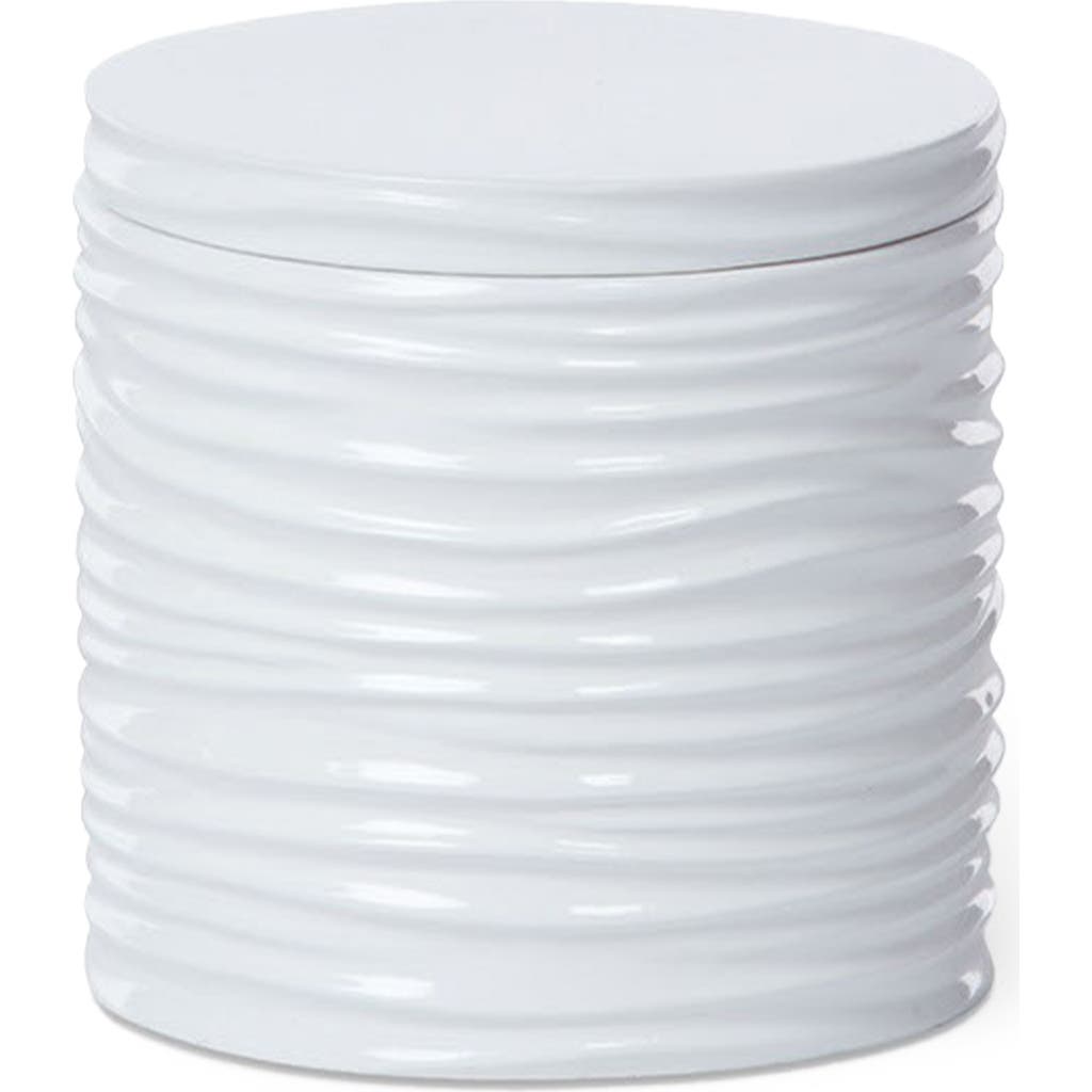 Roselli Trading Company By The Sea Canister In White