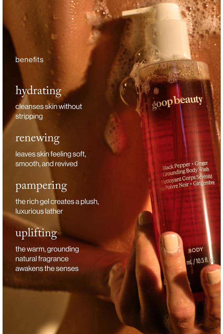Black Pepper + Ginger Grounding Body Wash, Alternate, color, NO COLOR