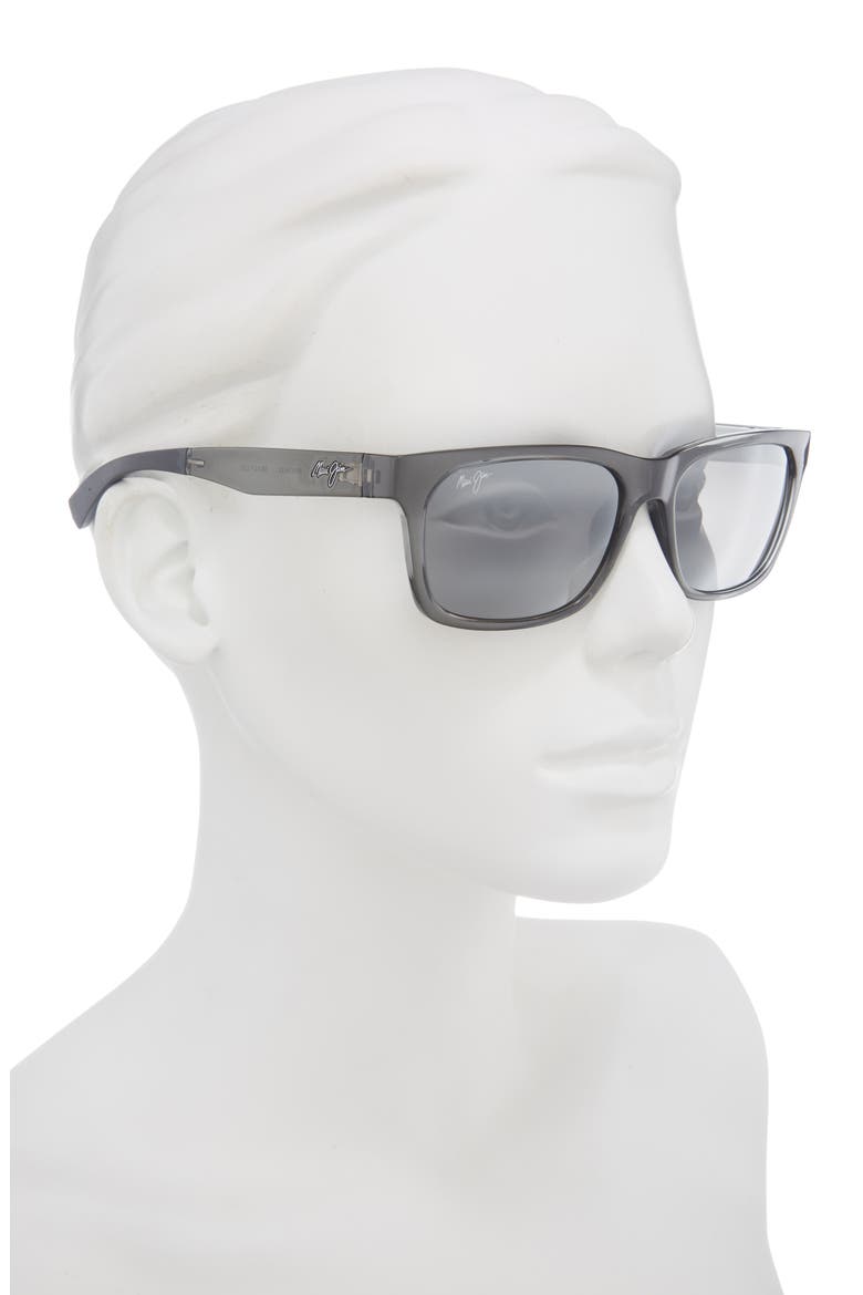 56mm Bi-Gradient Square Sunglasses, Alternate, color, GREY