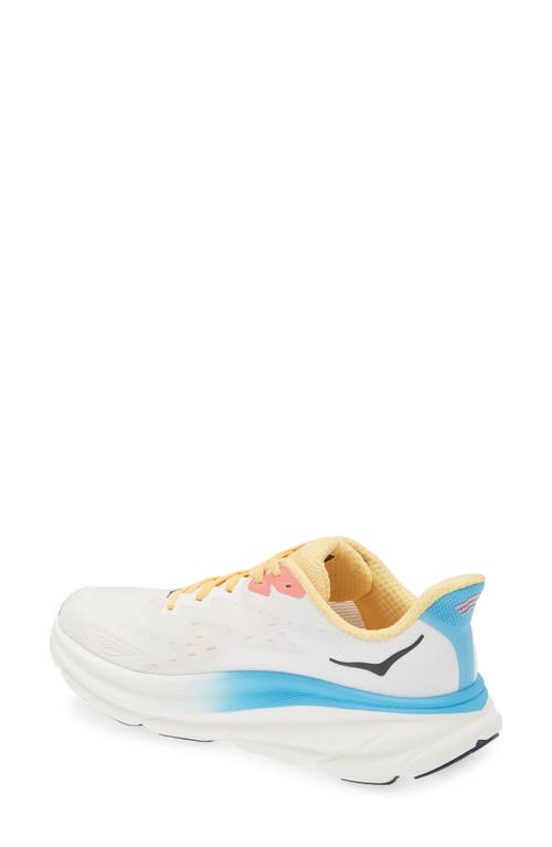 Hoka Clifton 9 Running Shoe In White