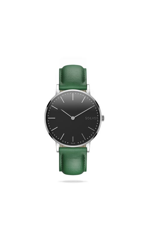 Solios Watches The Solar Classic | Black Dial