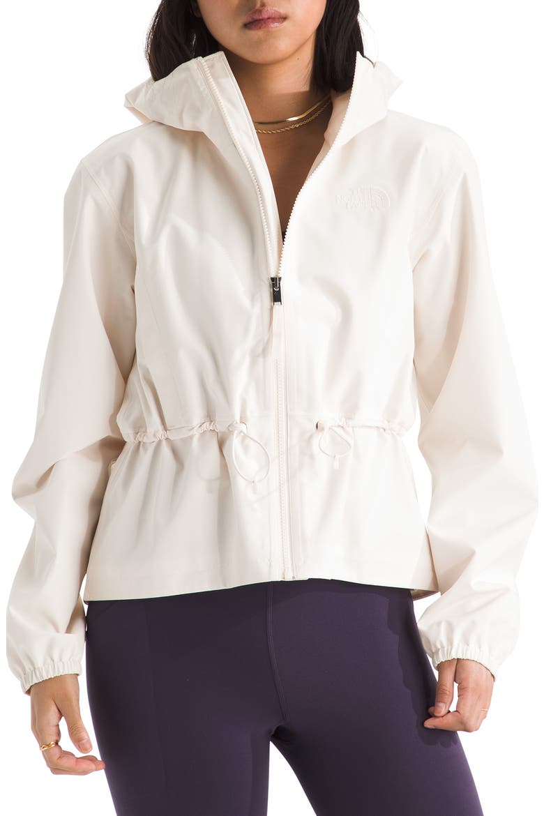 Daybreak Water Repellent Hooded Jacket, Main, color, WHITE DUNE