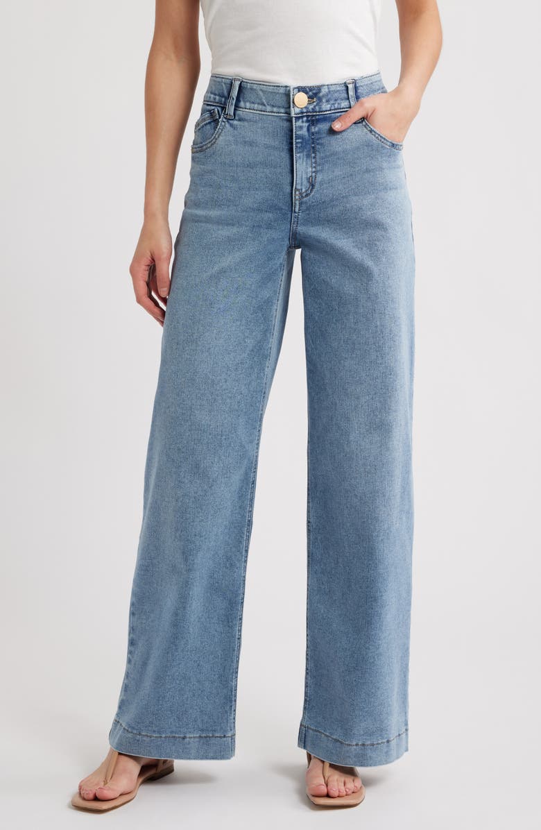 Wit & Wisdom Sam 'Ab'Solution High Waist Wide Leg Jeans, Main, color,