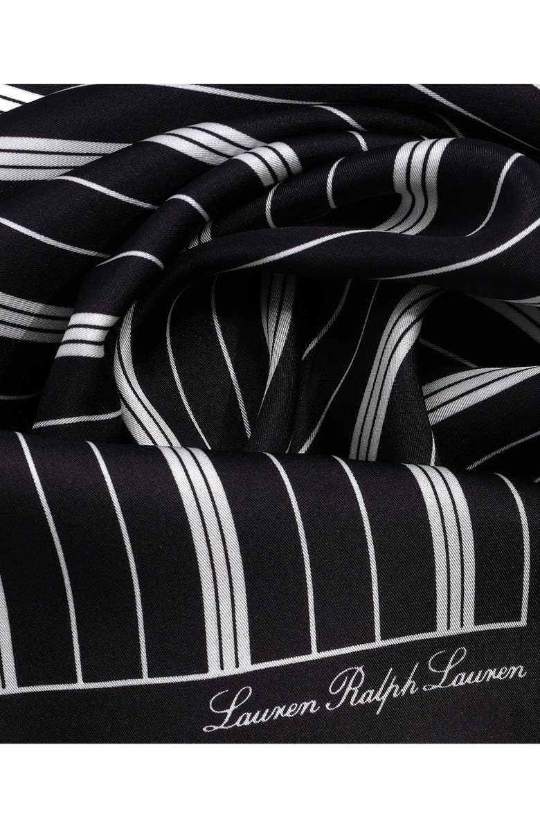 Lauren Ralph Lauren Classic Polka Dot Silk Square Scarf, Alternate, color, 