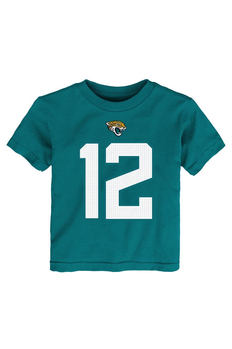 Toddler Nike Travis Hunter Teal Jacksonville Jaguars Player Name & Number T-Shirt, Alternate, color, Teal