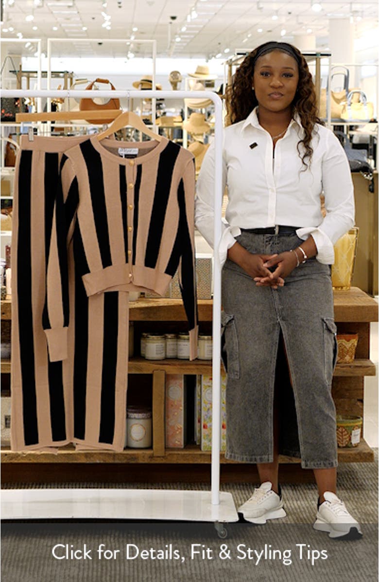 Katin Tripe Cardigan & Maxi Skirt Set, sales video thumbnail