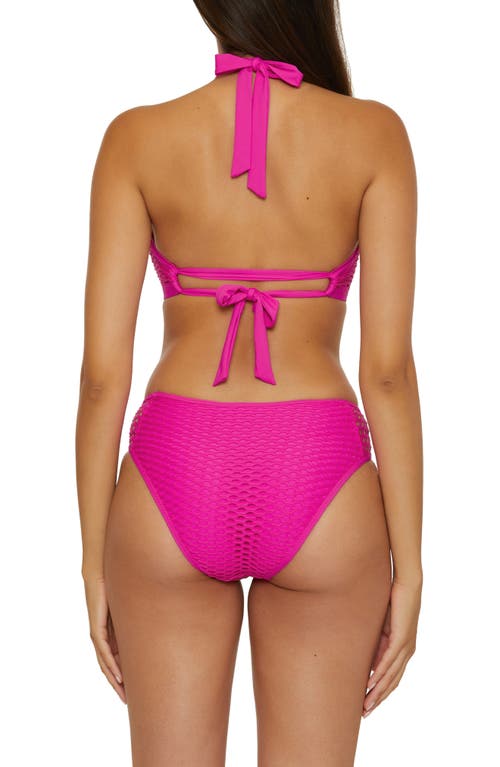 Shop Becca Castaway Hipster Bikini Bottoms In Azalea
