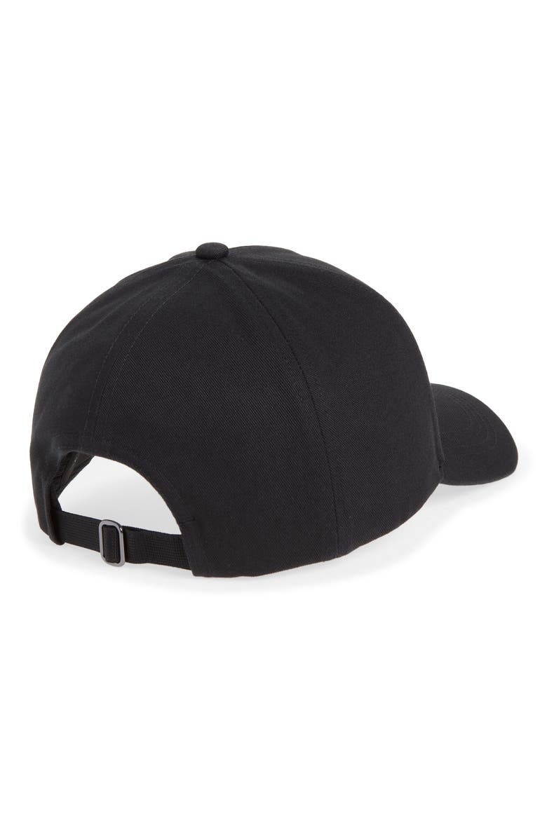 Logo Patch Baseball Cap, Alternate, color, BLACK