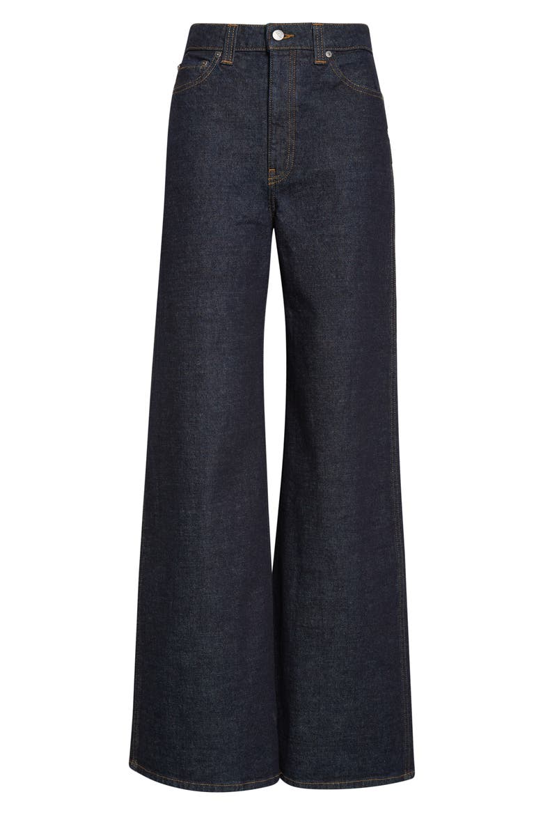 Dane High Waist Wide Leg Jeans, Main, color, BENSON