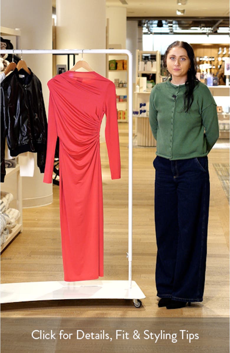 Hilda Long Sleeve Cocktail Dress, sales video thumbnail