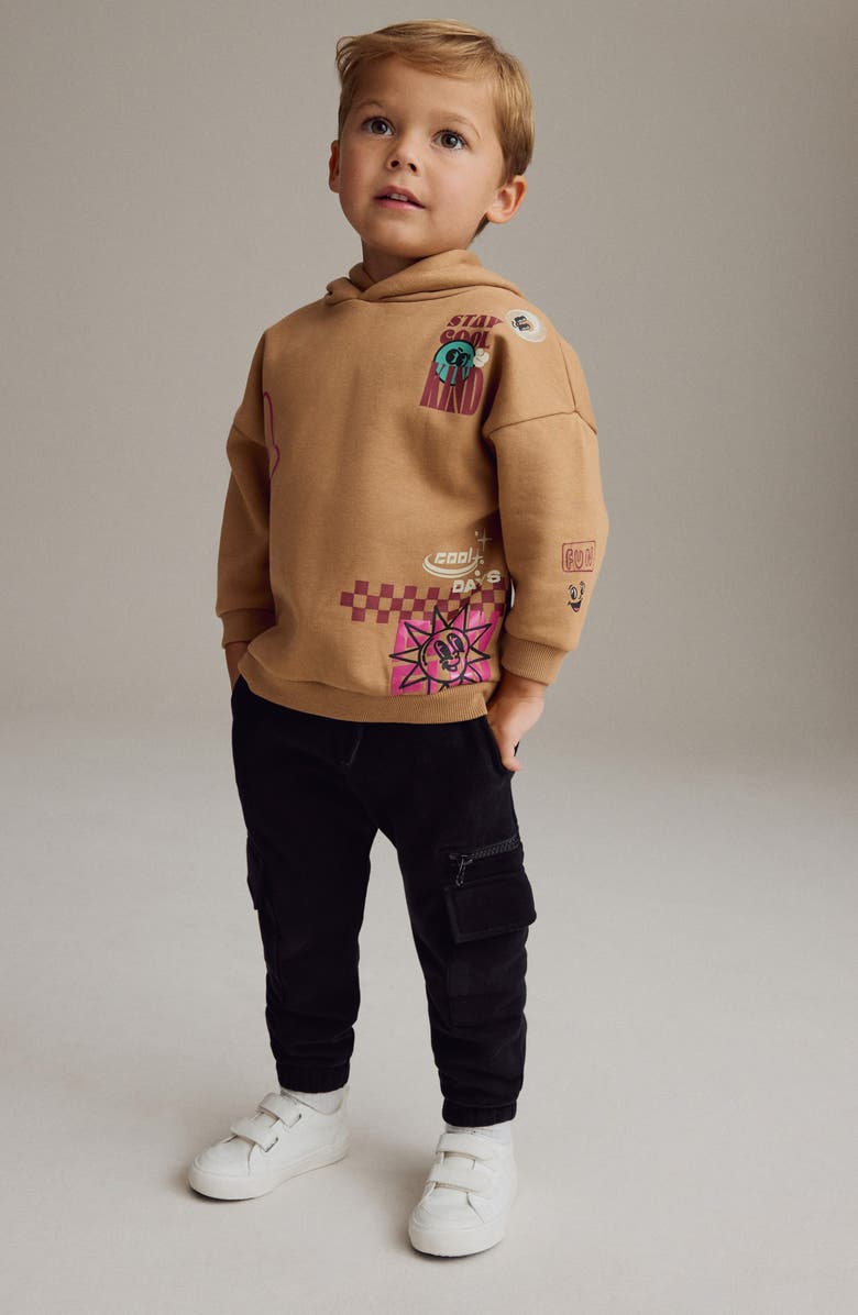 NEXT Kids' Graphic Hoodie & Cargo Joggers Set, Alternate, color, 