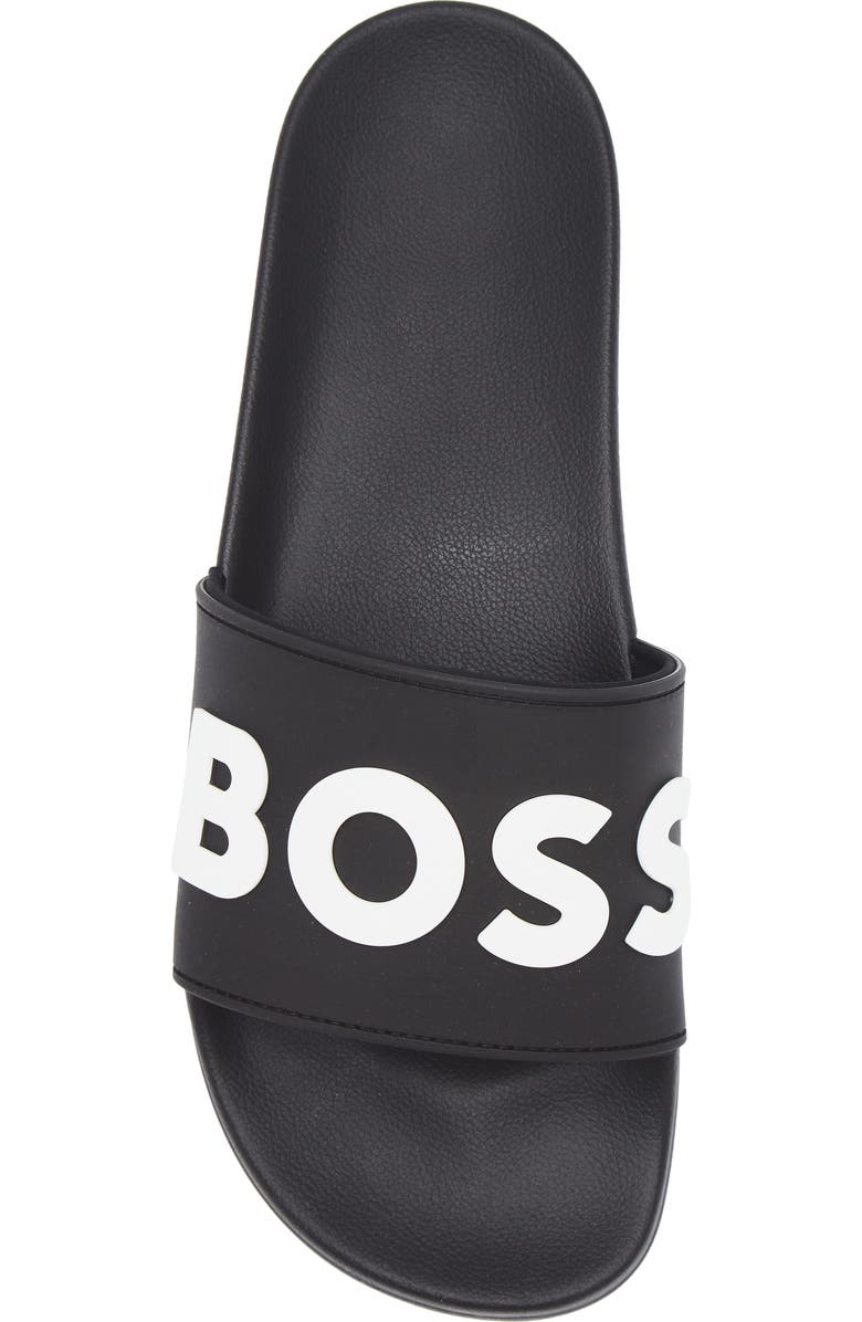 BOSS Kirk Slide Sandal, Alternate, color, Black
