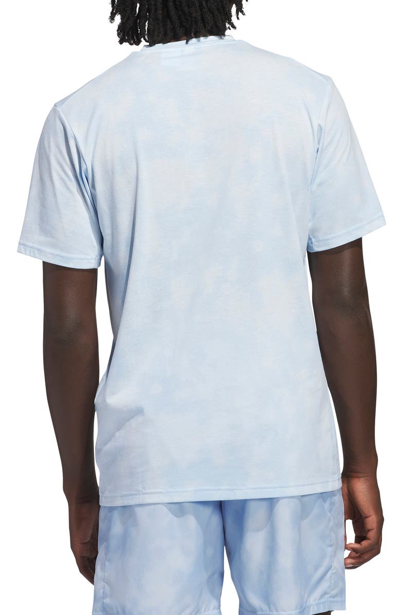 adidas Training Essentials Feel Ready T-Shirt, Alternate, color, Blue/ Sky Tint