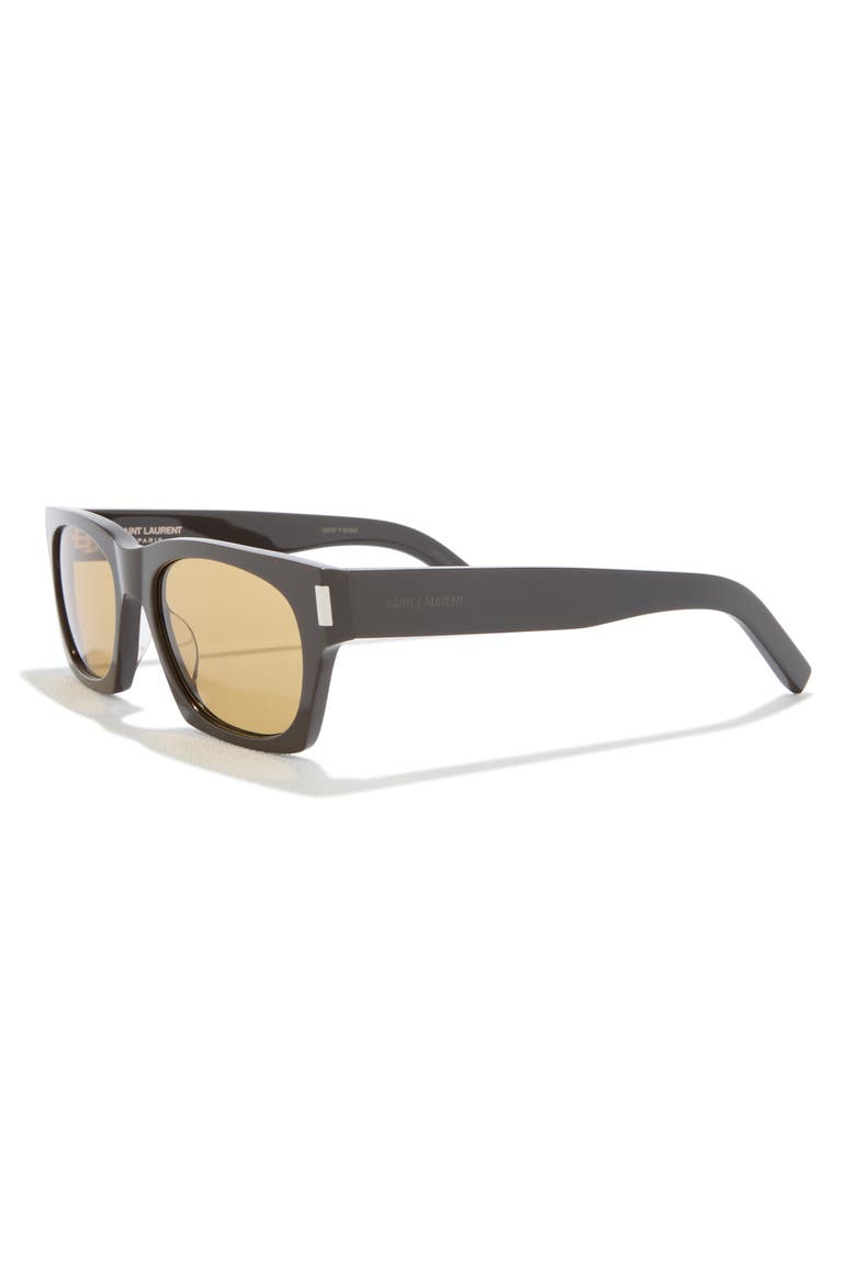 54mm Square Sunglasses, Alternate, color, BROWN BROWN BROWN