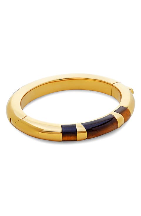 x Kate Young Tiger's Eye Bangle
