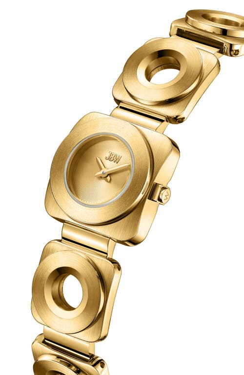Jbw Chasm Bracelet Watch, 22mm In 18k Gold/gold