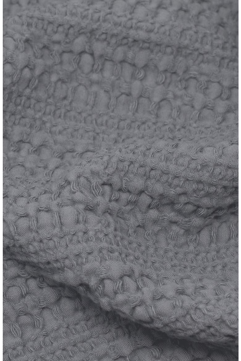 Reversible Honeycomb Waffle Cotton Duvet & Sham Set, Alternate, color, DENIM BLUE