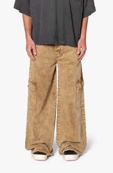 mnml Void Baggy Denim Cargo Pants